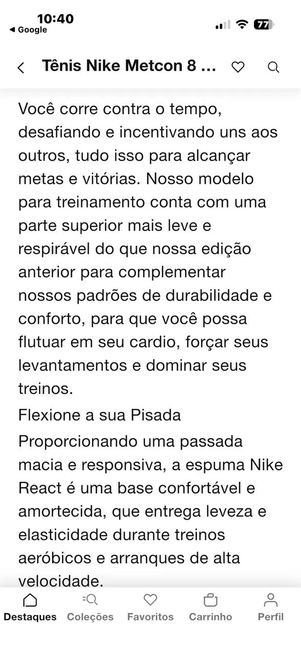 Tênis Nike Metcon 8  - Foto 4