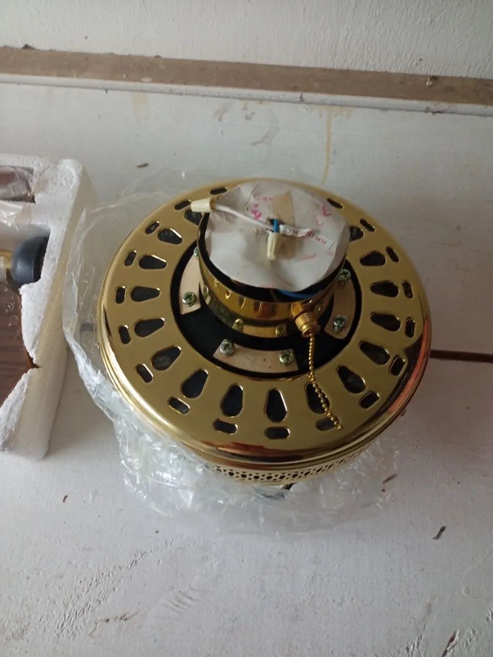 Vendo ventilador de teto estilo vintage novo na caixa - Foto 5