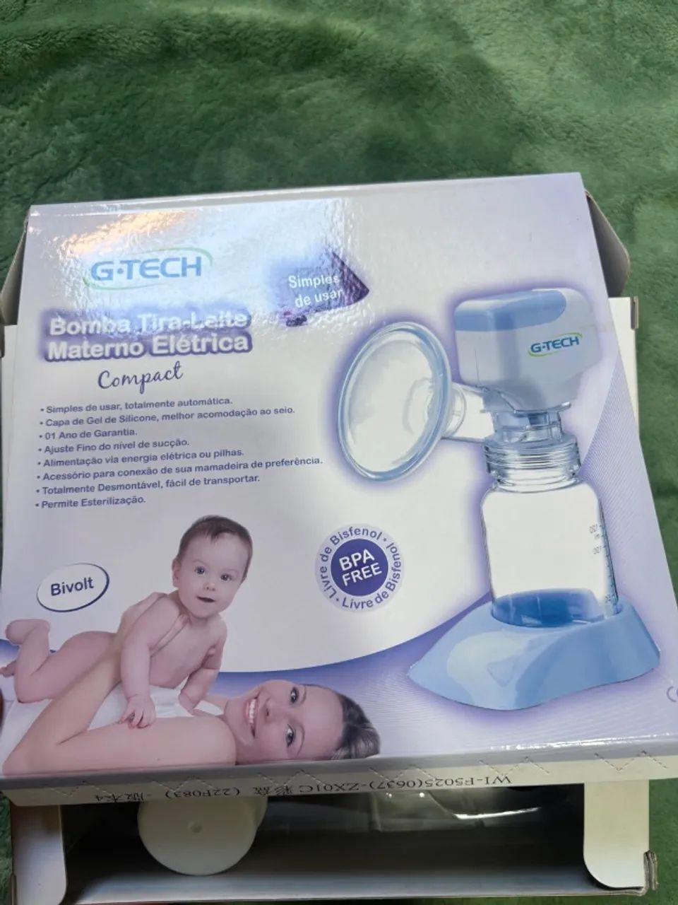 Bebê conforto e bomba tirar leite 