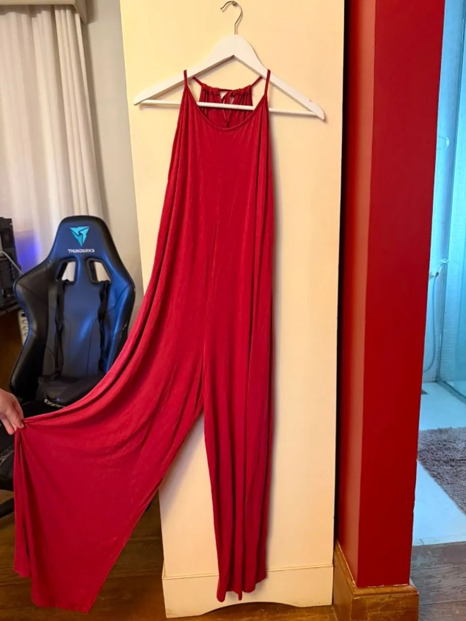 Macacão vermelho