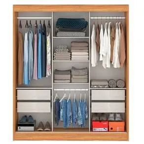Guarda-roupa casal com portas de correr + espelho! - Foto 2