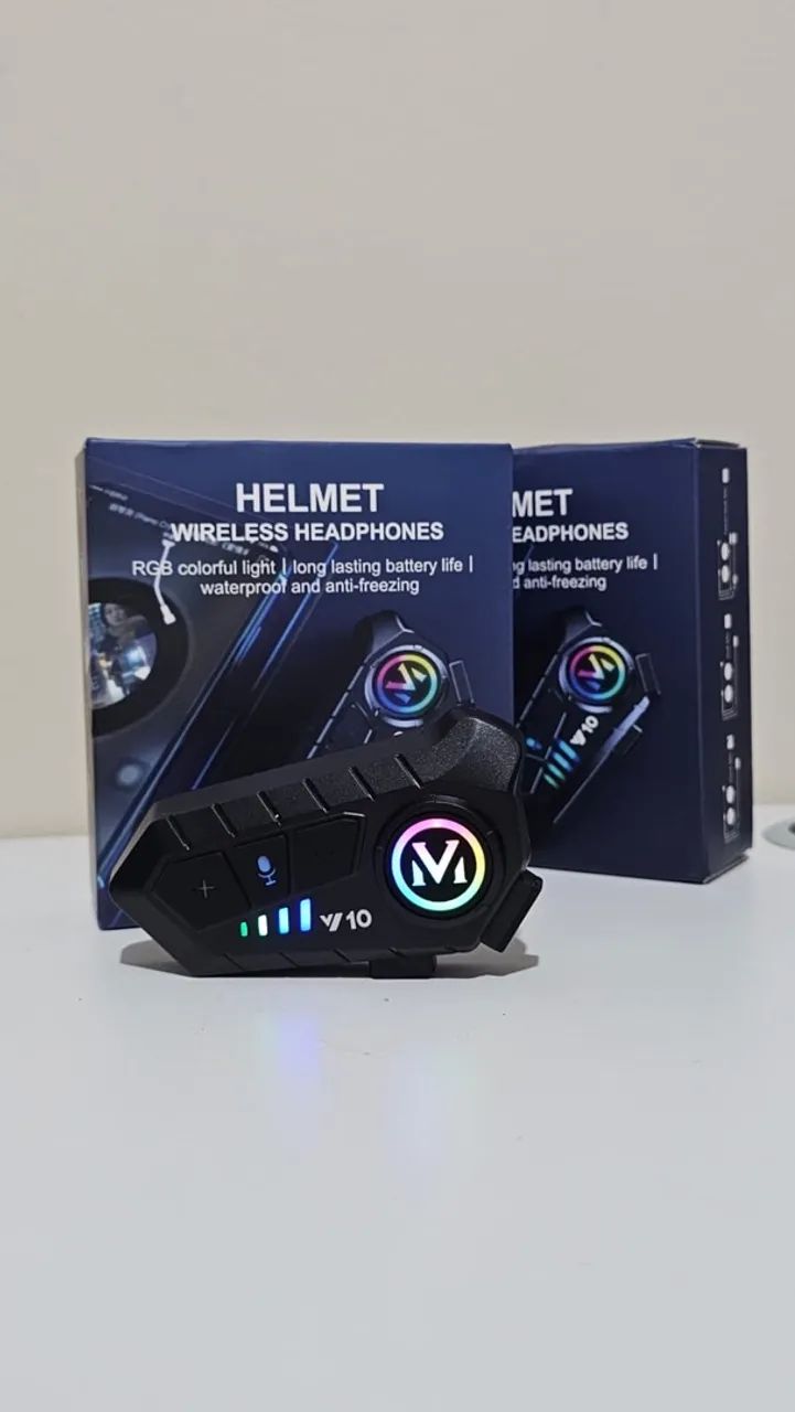 Intercomunicador para Capacete V10 Wireless - Foto 4