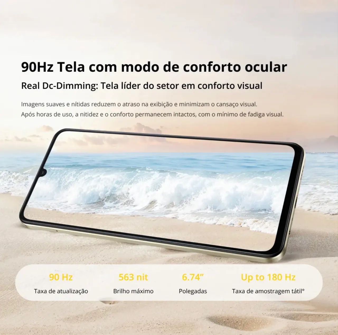 Smartphone Realme Note 70 128GB 4GB RAM - Foto 4