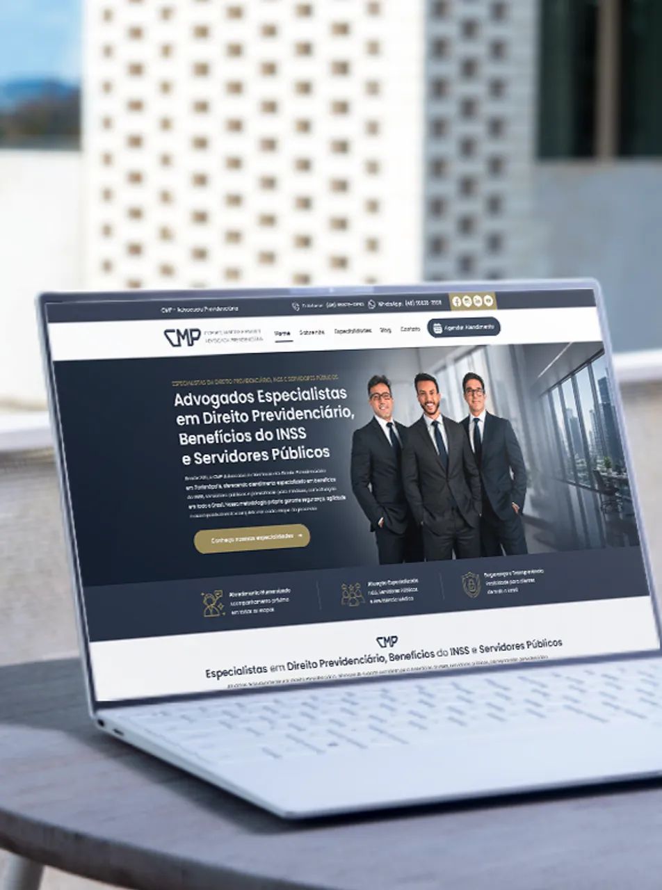 Criação de site para empresas e profissionais 