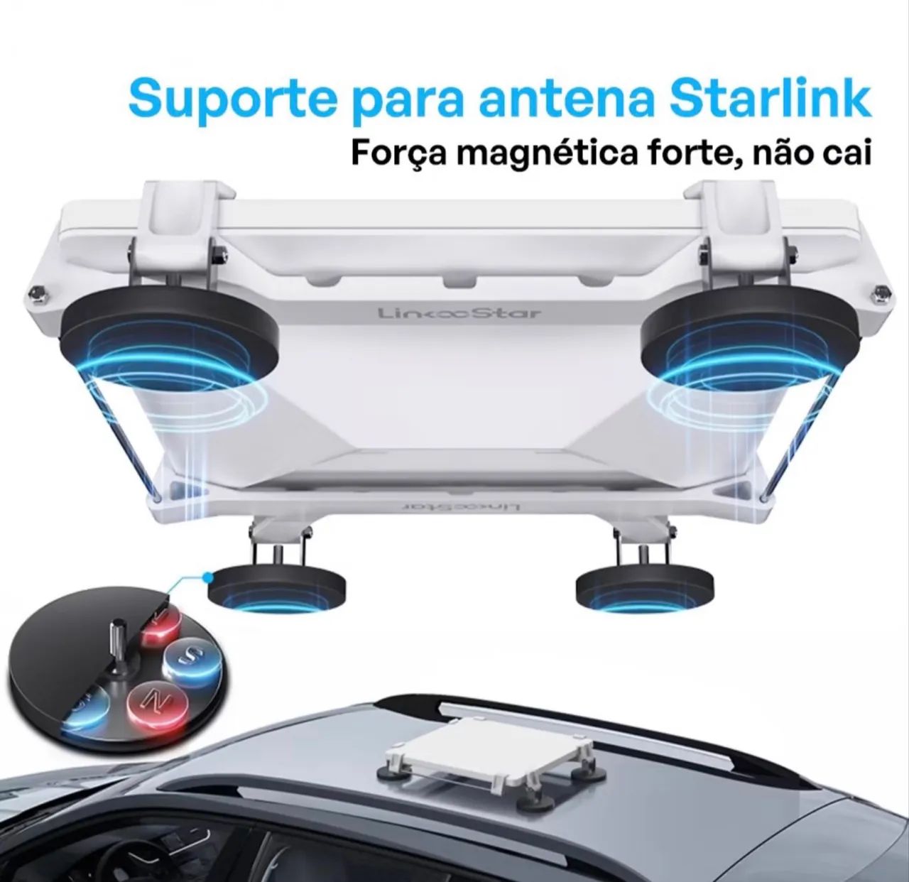 STARLINK MINI NO TETO? SEM GAMBIARRA - Foto 5