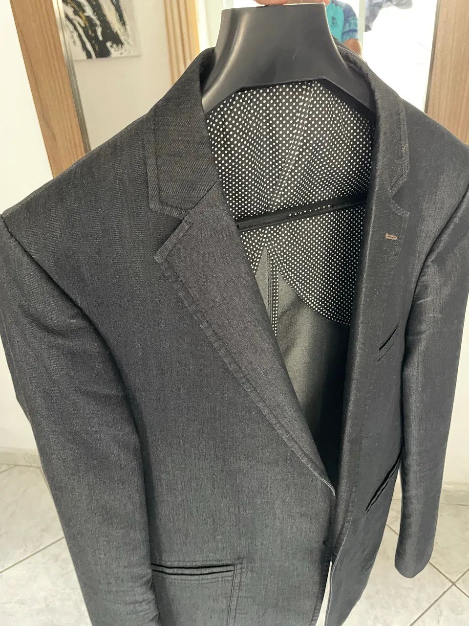 Terno / blazer slim novinho, Velmont
