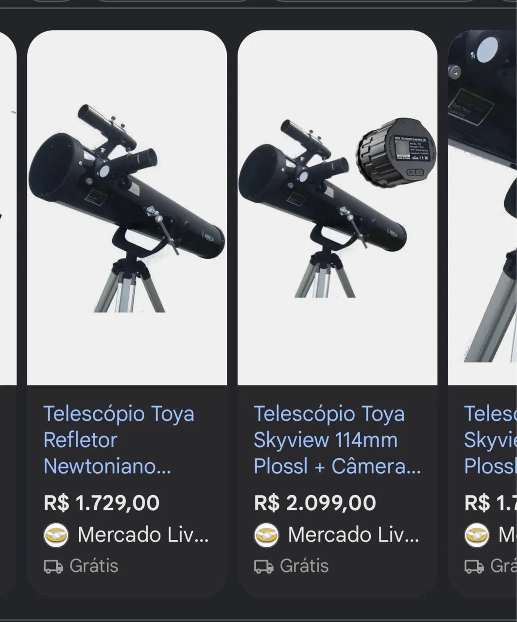 Telescópio TOYA SkyView - 114mm - Refletor  - Foto 4