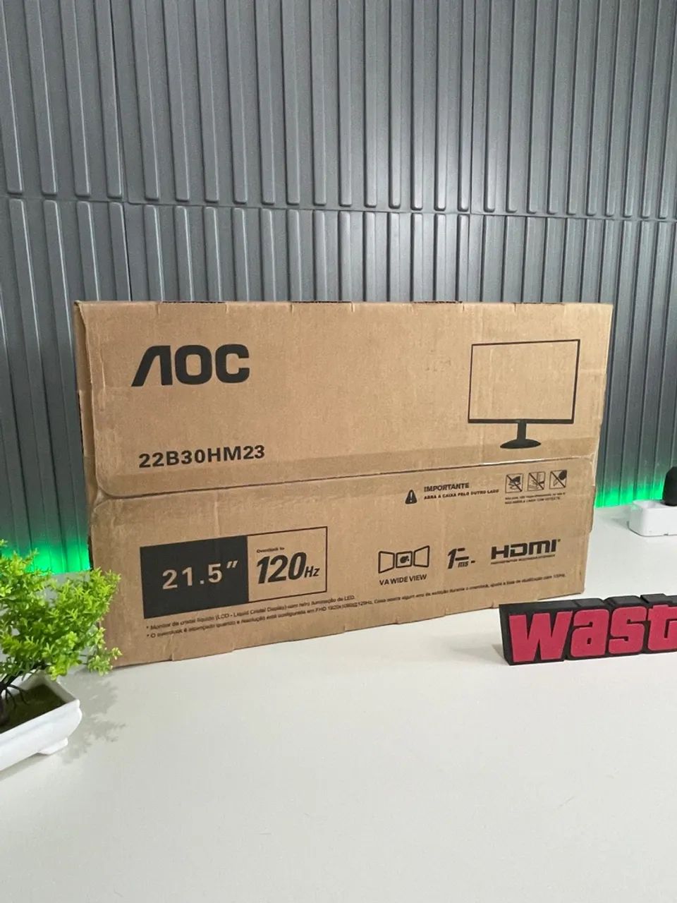 Monitor AOC 21,5 polegadas 120Hz - Foto 2