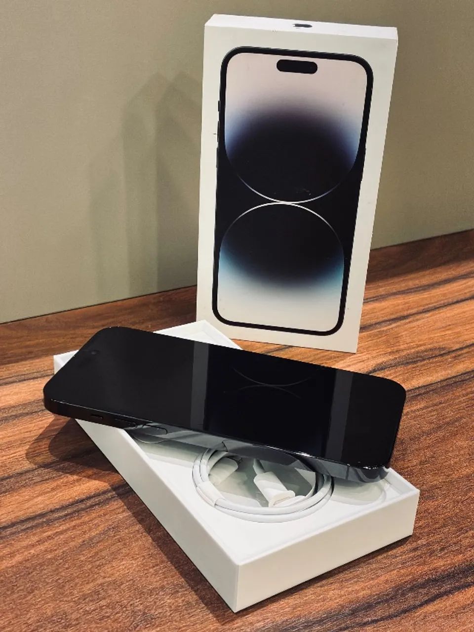 iPhone 14 Pro Max 256 GB na caixa 81% saúde bateria