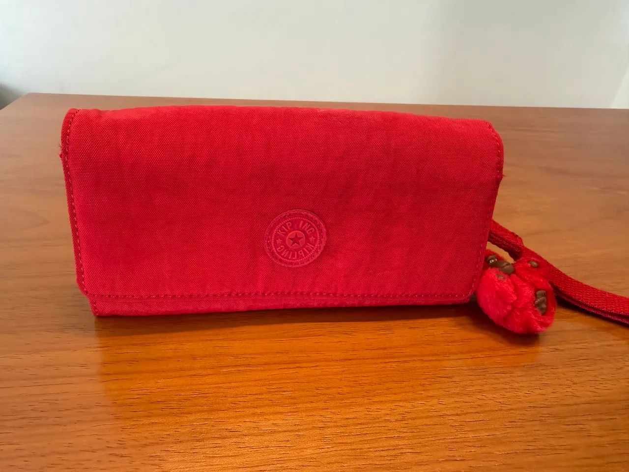 Carteira Kipling Rubi cherry red