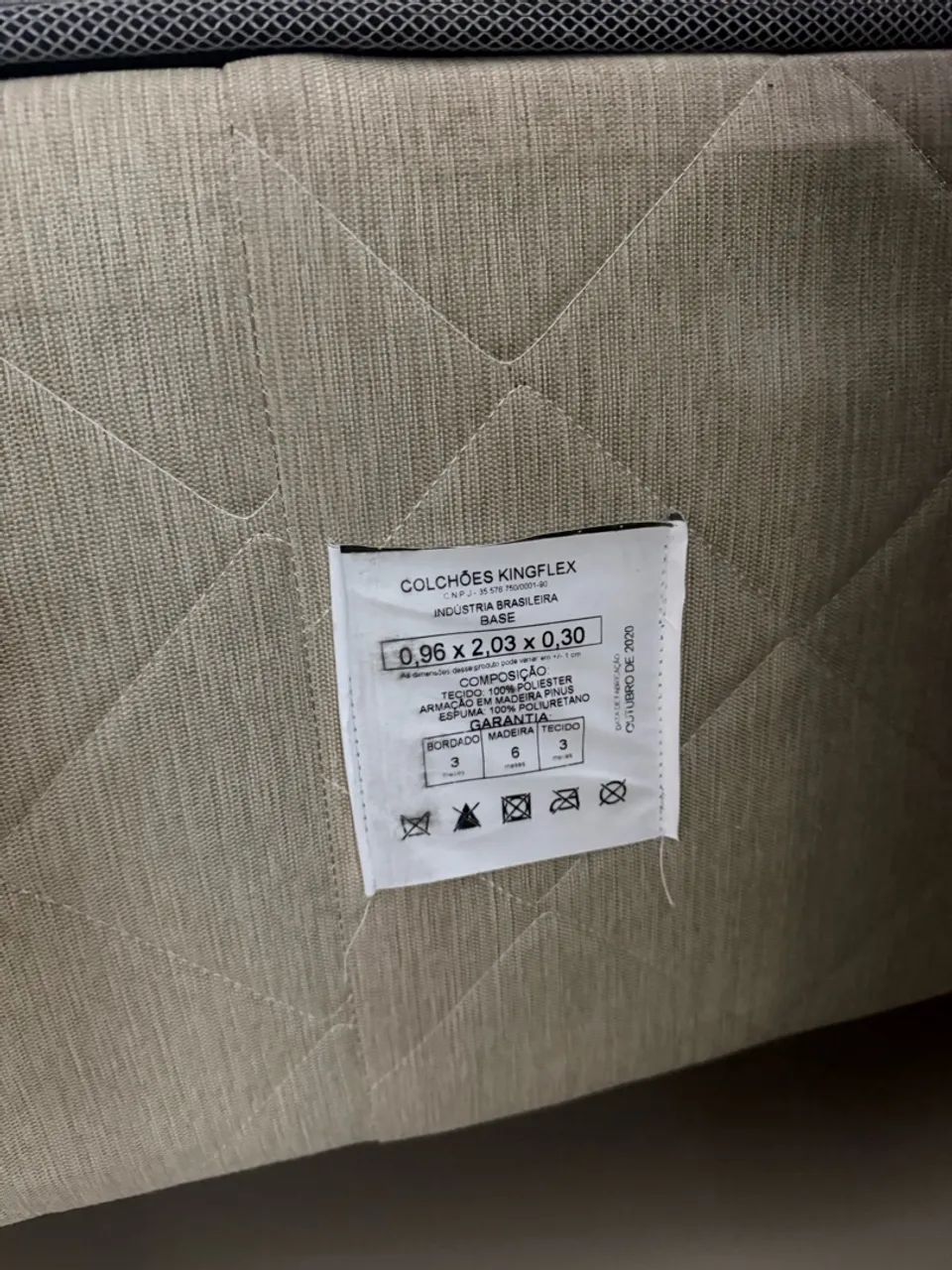 Cama super king (colchão + base)