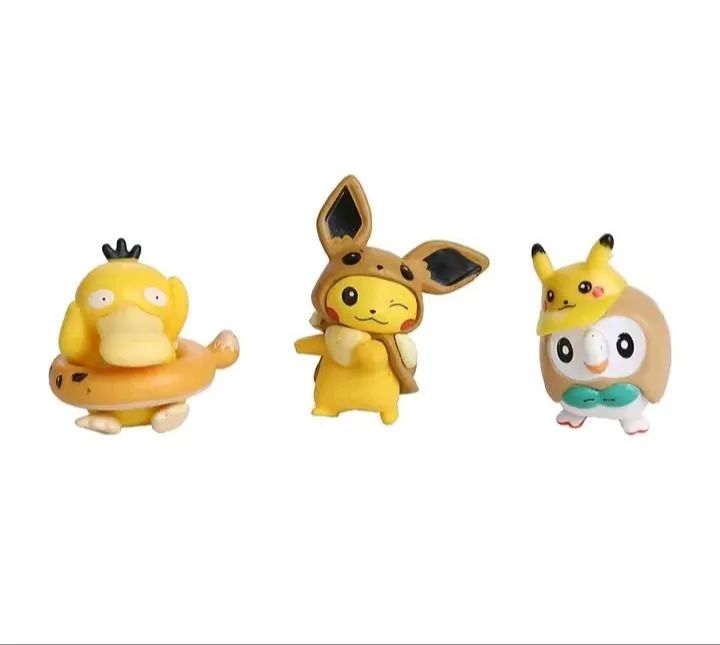 Kit mini boneco estatueta pokémon em PVC  - Foto 3