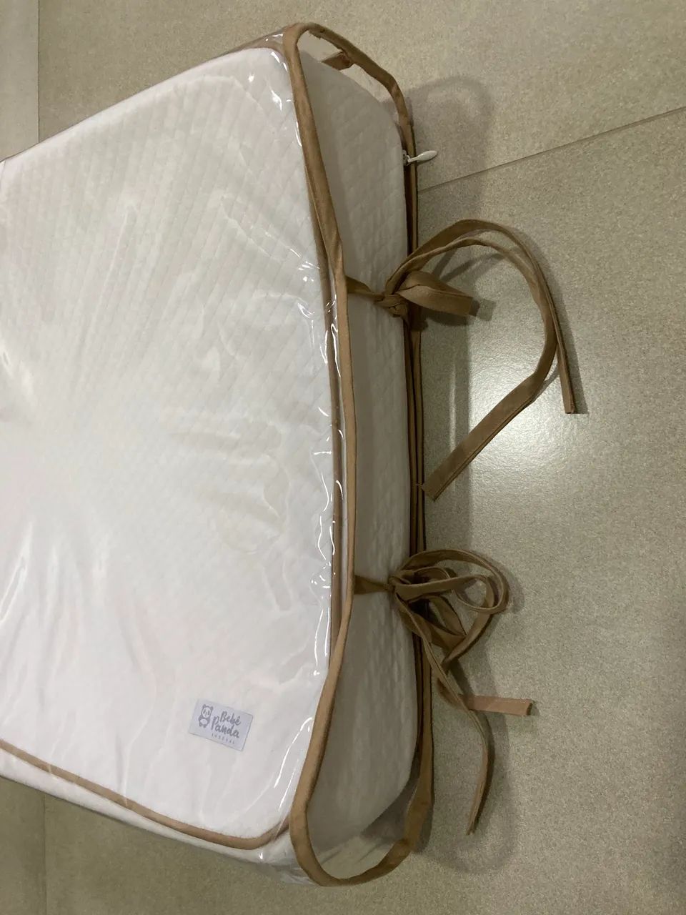 Trocador de Cômoda Americano Matelassê Branco - Foto 2
