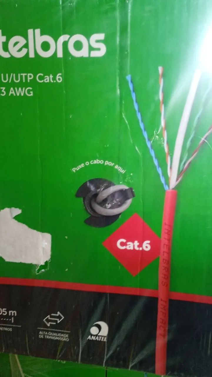 Caixa de cabo cat6 Intelbras 