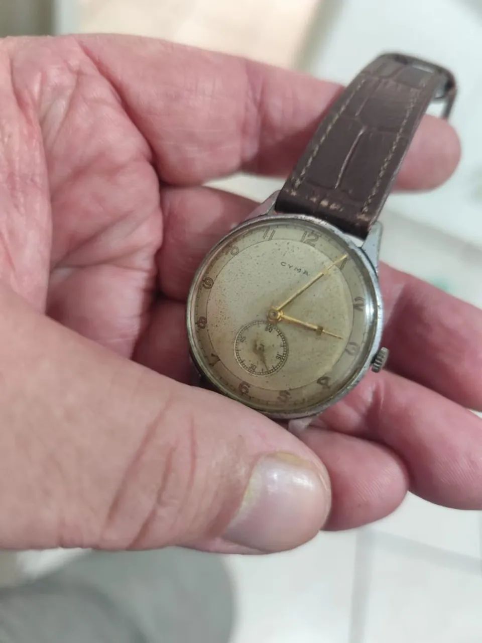 Relógio antigo corda antigo  Cima,funcionando  - Foto 2