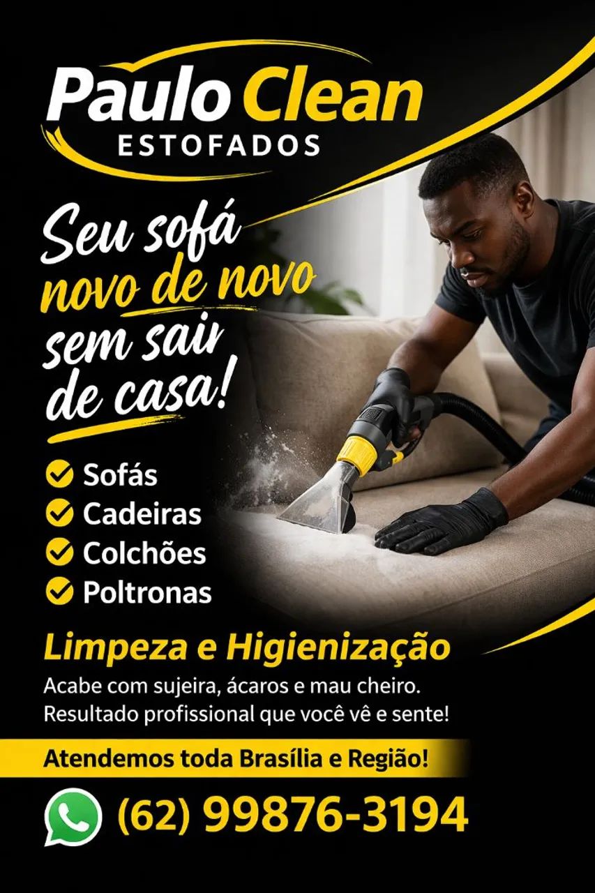Limpeza de Sofá em Casa - Secagem Rápida e Preço Justo
