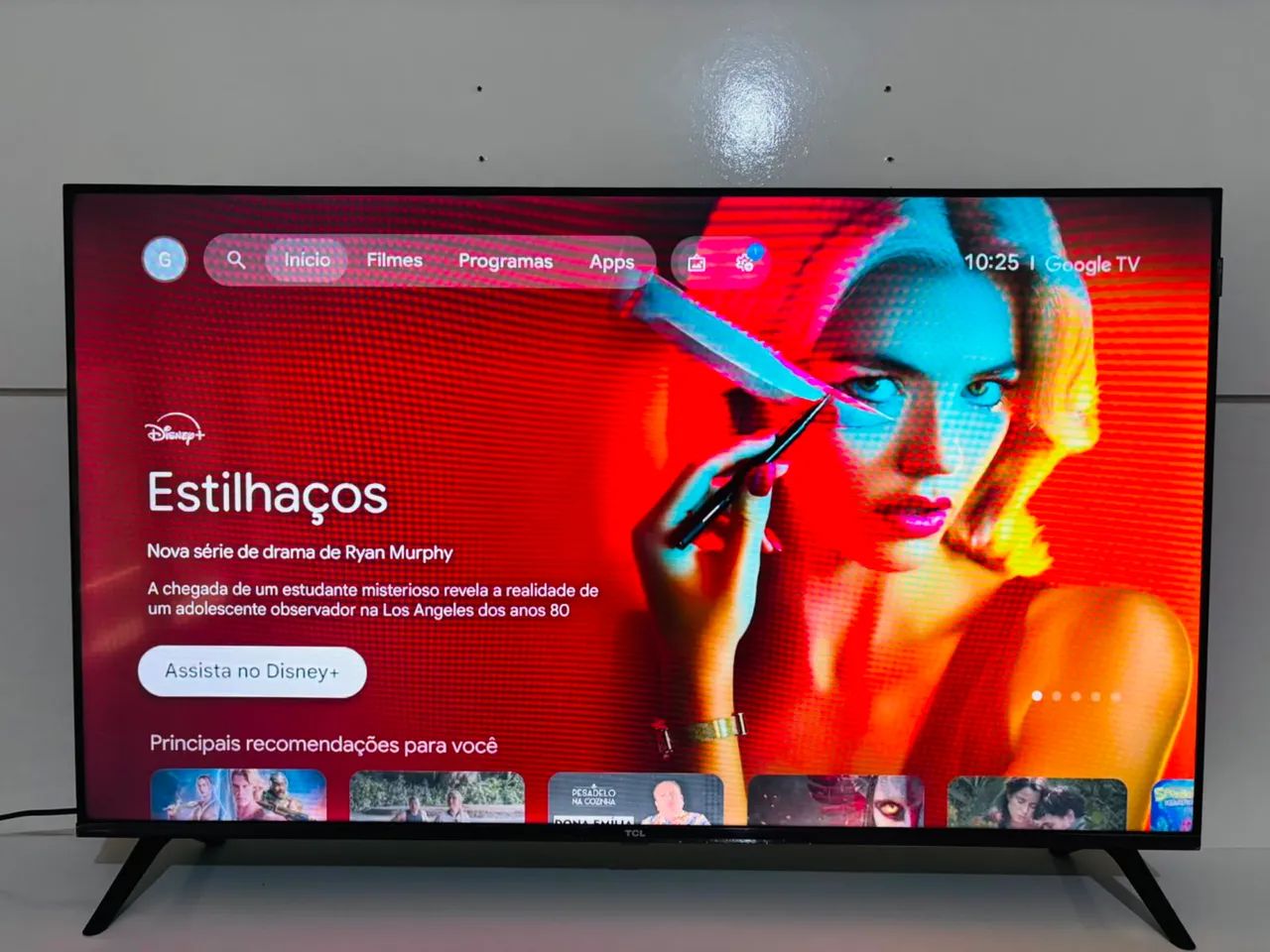 Smart tv TCL Qled 43 polegadas impecável  - Foto 4
