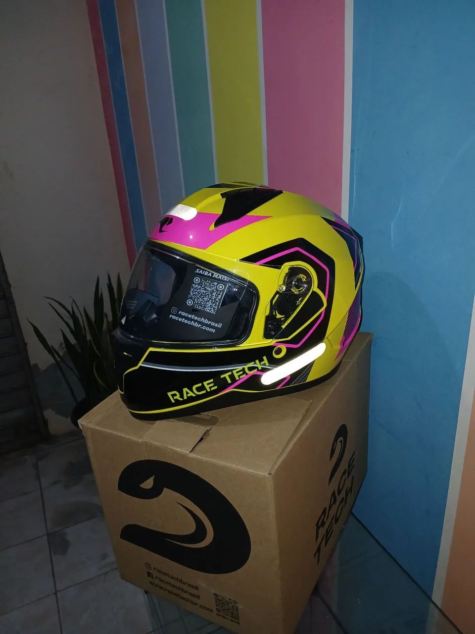 Capacete race tech - Foto 2