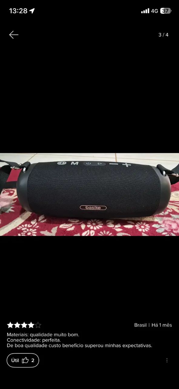 Caixa de som Basike Bluetooth  - Foto 2