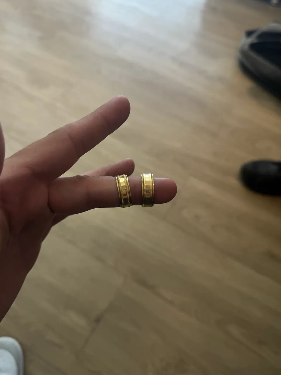Aliança banhada 18k  - Foto 5