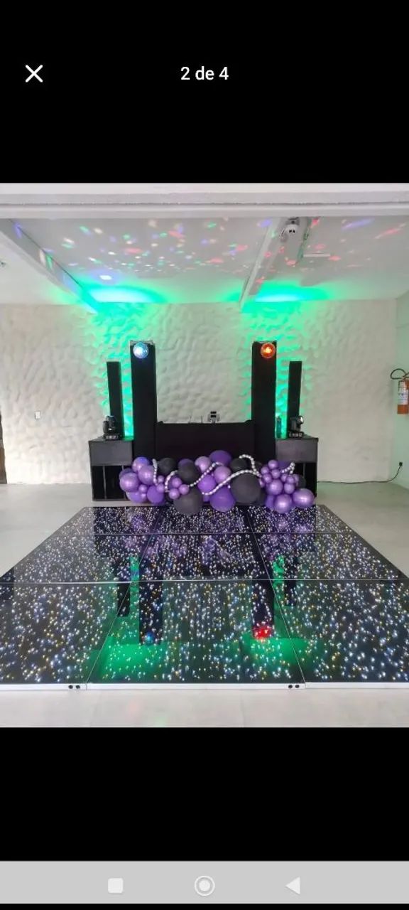 Dj som iluminação pista led