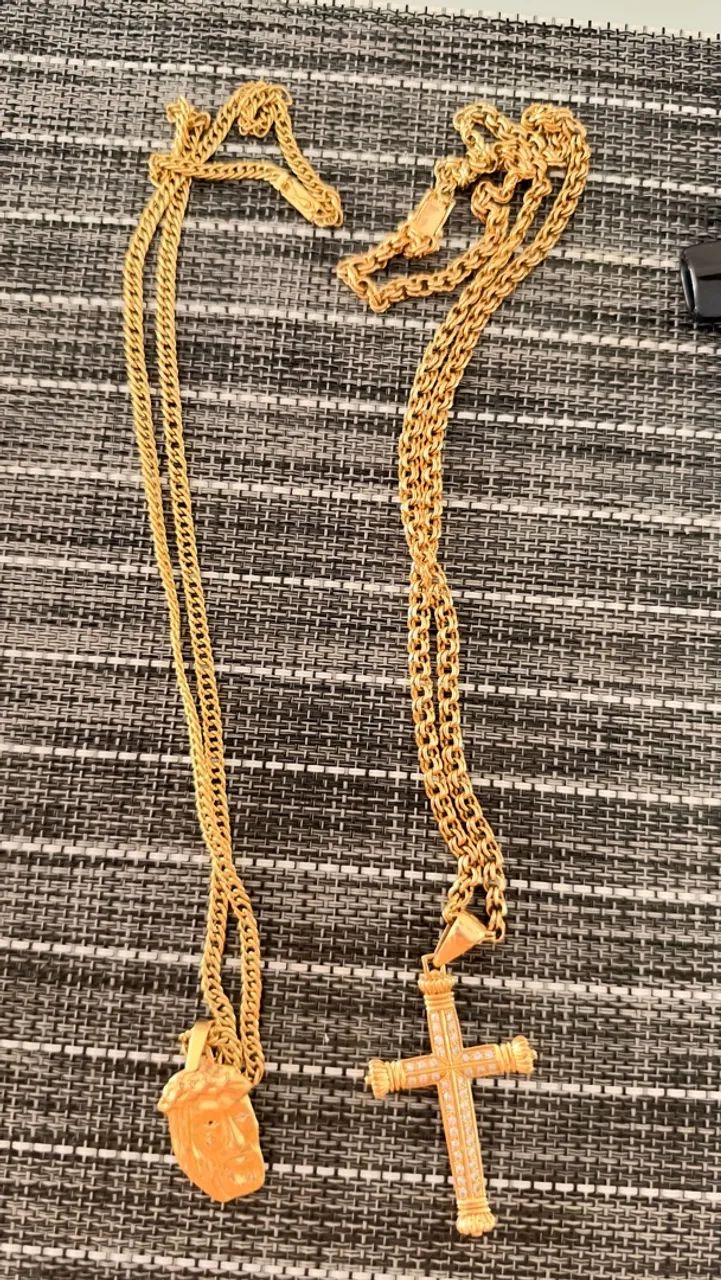 Cordão e pulseira de ouro  - Foto 2