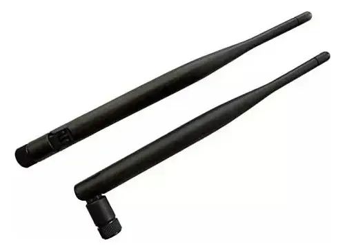 2 Antenas Wi-fi Roteador Macho Sem Pino Sma Conservadas