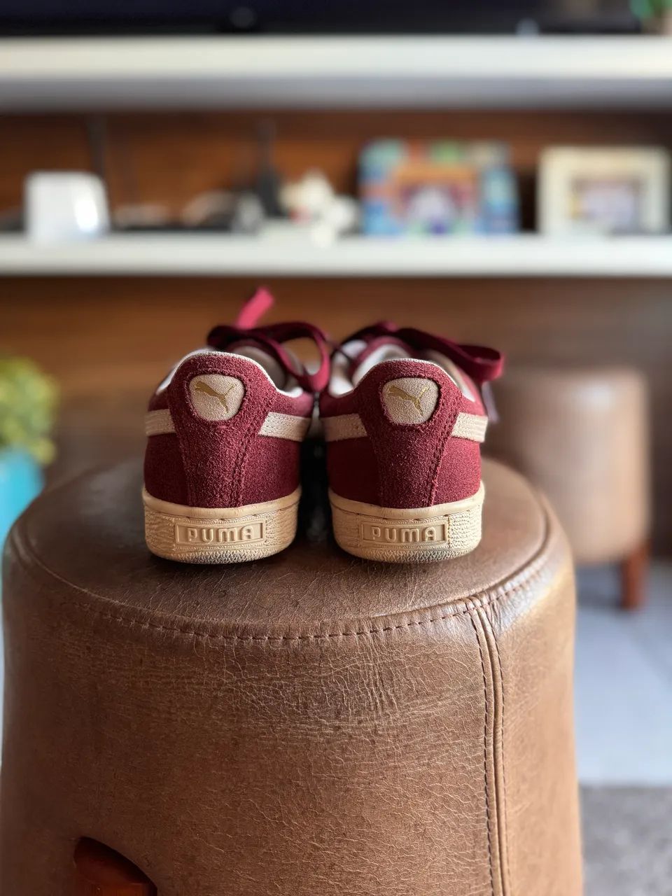 Puma suede vinho - Foto 2