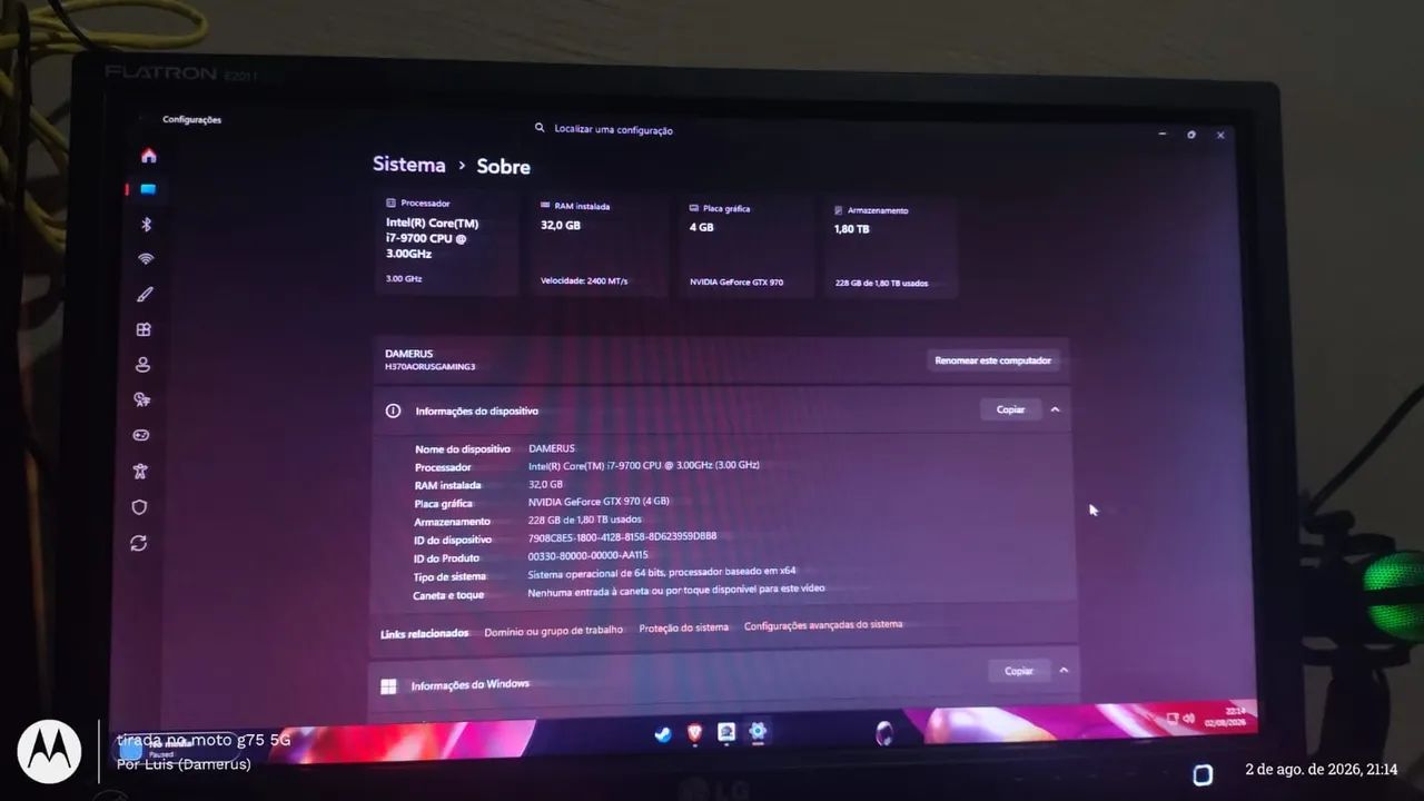 Pc gamer I7-9700 - Foto 2