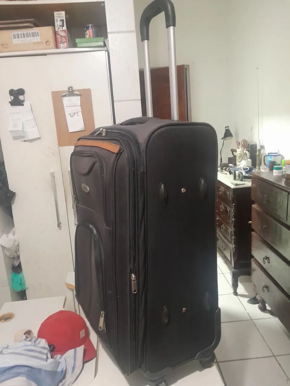 Mala grande para viagem com 4 rodinhas 