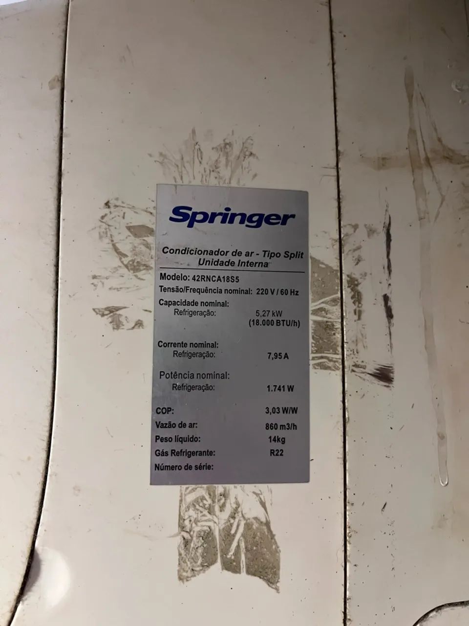 Ar-condicionado Springer 18.000 BTUs Split 220V - Foto 3