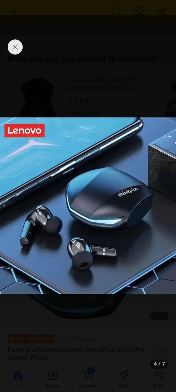 Fone de ouvido Lenovo  - Foto 2