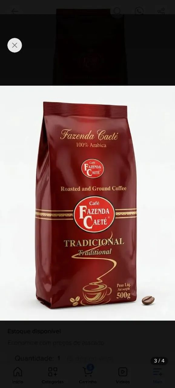 Café em pó tradicional 500 gr - Foto 3