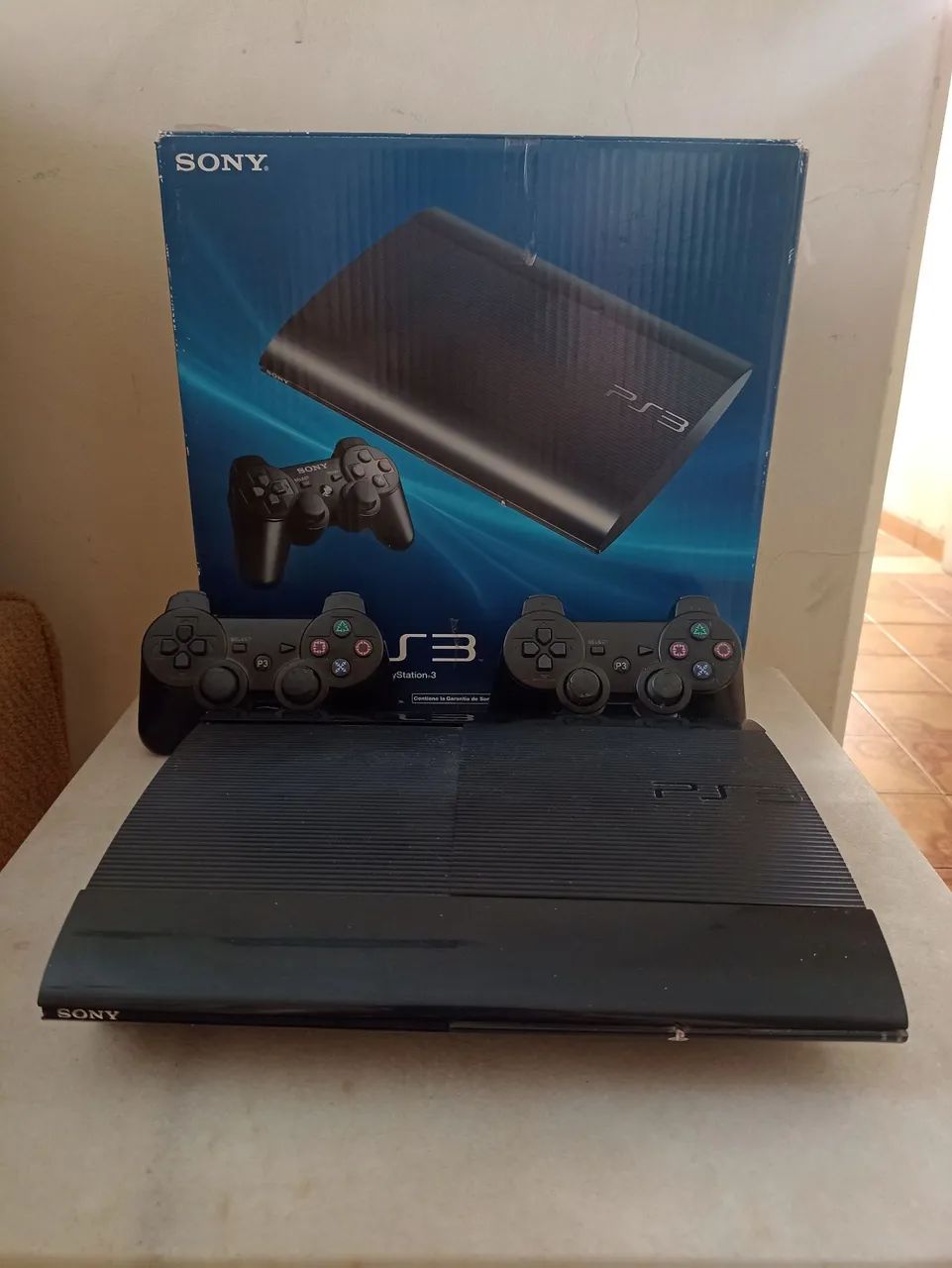 PS3 Super Slim 12GB  na Caixa Serial Batendo  - Foto 2