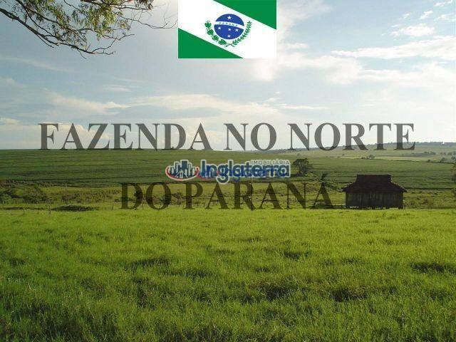 Fazenda à venda, 4982600 m² por R$ 18.000.000,00 - Centro - Santa Fé/PR