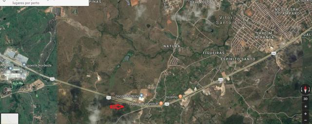 Vitória de Sto Antão=Vend. 155 mil terreno com 3.2 Hect. na BR-232 = Beira da Pista - Foto 5