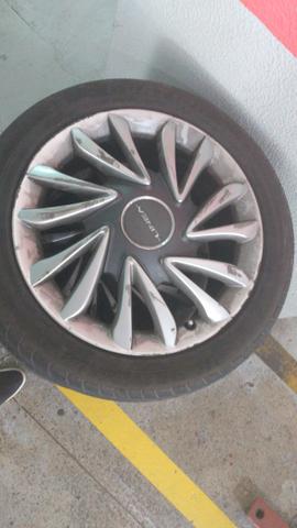 Vendo aros 17 pneus 205_50_R17. não respondo chat ! - Foto 3
