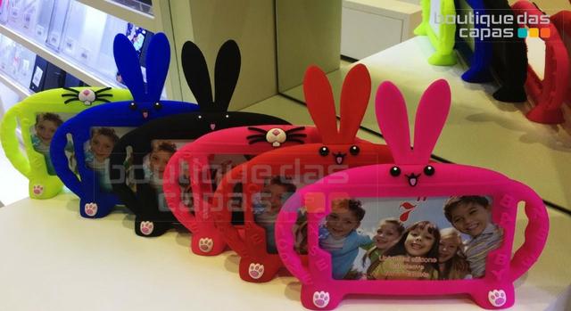 Capa Infantil Tablet silicone Universal 7' 8 pelegadas samsung t295 DL Positivo CCE64294773607938122