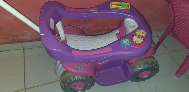 Vendo carrinho 2 em 1, pouco usado - Foto 4