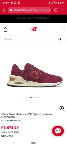 new balance 997 sport vinho