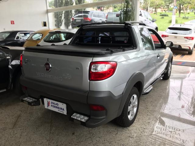 Fiat Strada 1.4 Hard Working 3P Flex Cinza - Foto 8