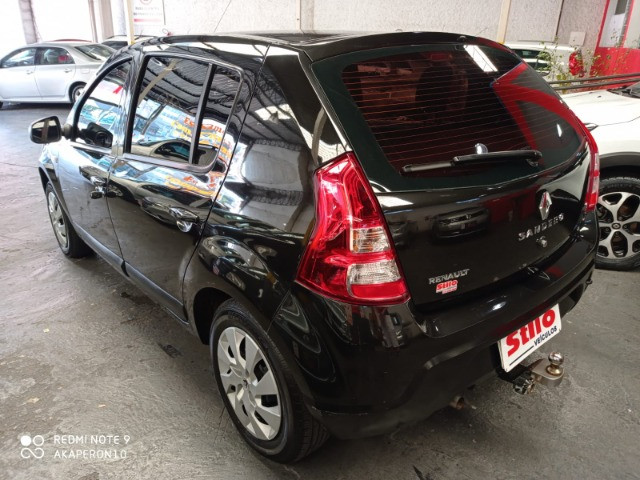 Sandero Expression 1.6 Flex 2012 /2012 Preto Completo !! - Foto 7