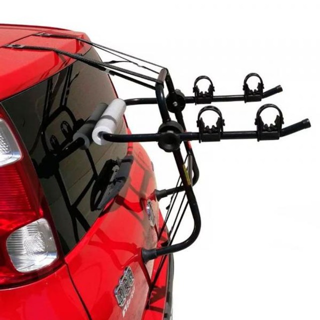 Transbike Automotivo P/ 02 Bikes Acoplados no Porta-Malas