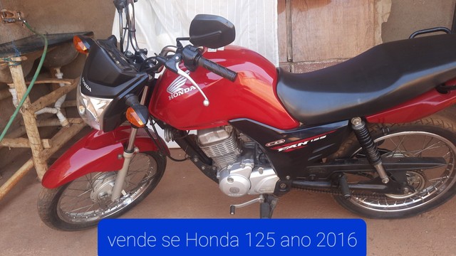 VENDE SE MOTO HONDA FAN 125 ANO 2016