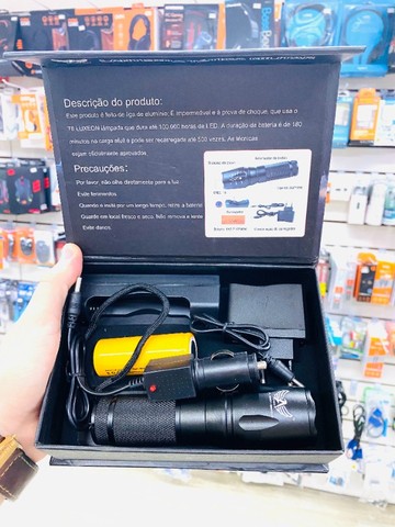 Lanterna Tática Com Bateria Recarregável  - Foto 2