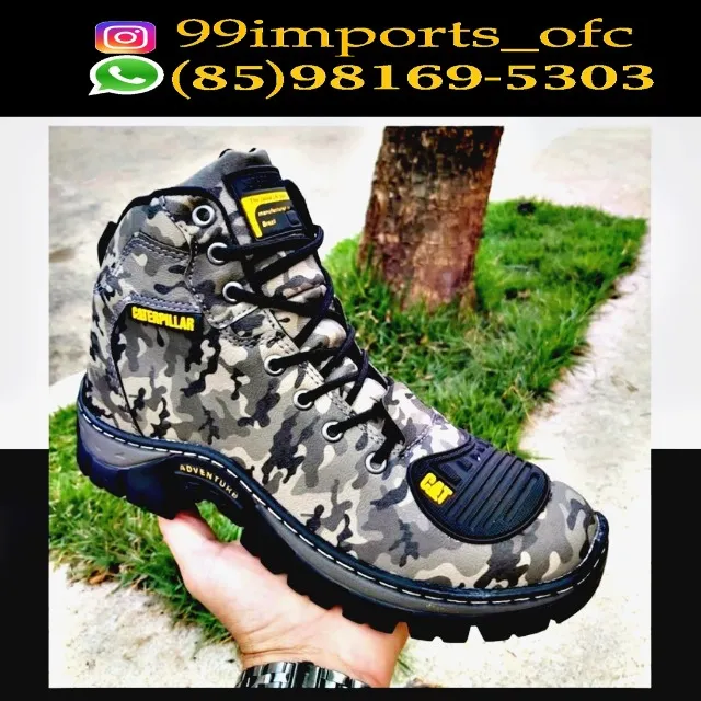 Bota Cat Usa, Calçado Infantil para Bebê Caterpillar Usado 84396459