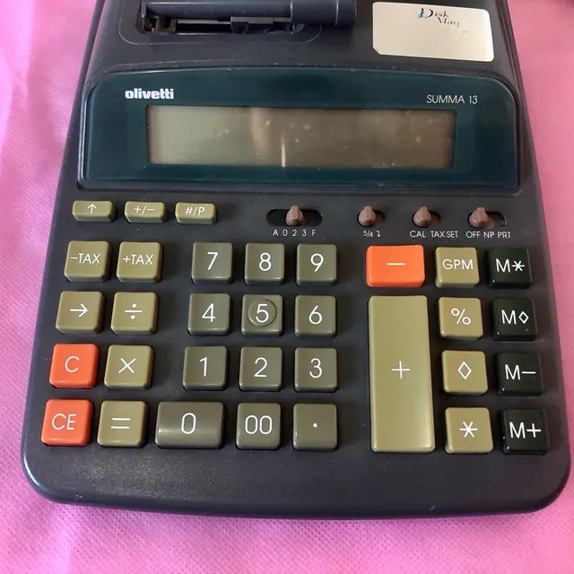 Calculadora Eletrônica Antiga Olivetti Summa13 - Foto 2