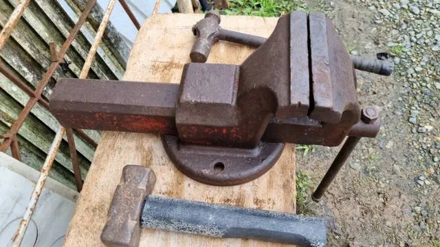 Morsa Forjada* Serviço Pesado * - Foto 2