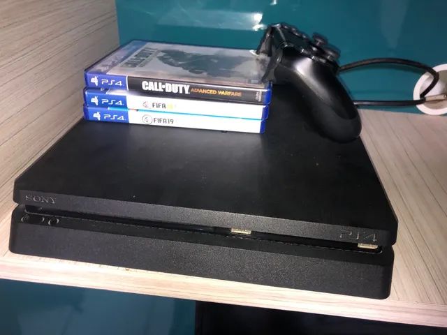 ps4 slim com jogos