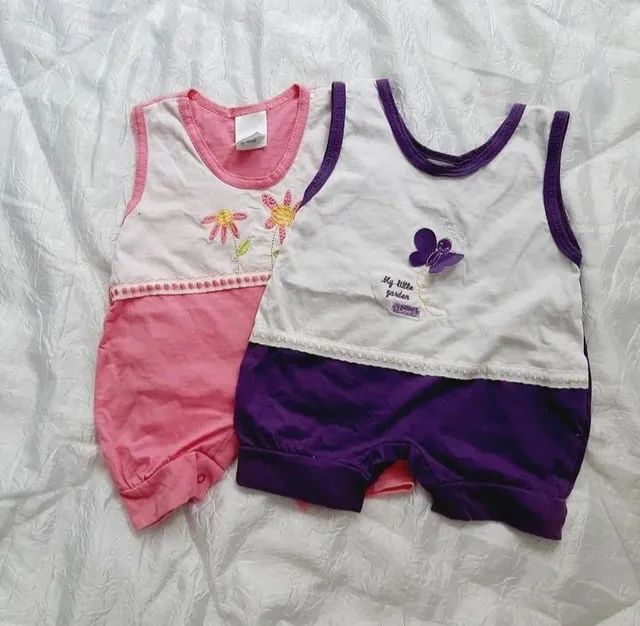 Kit Body bebê feminino - Novos - Foto 3
